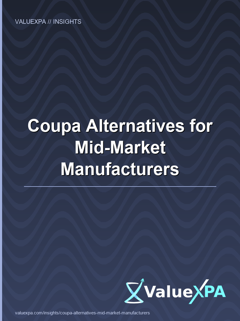 Coupa Alternatives for Mid-Market Manufacturers