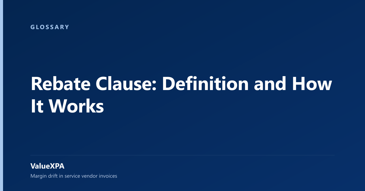 Rebate Clause: Definition and How It Works