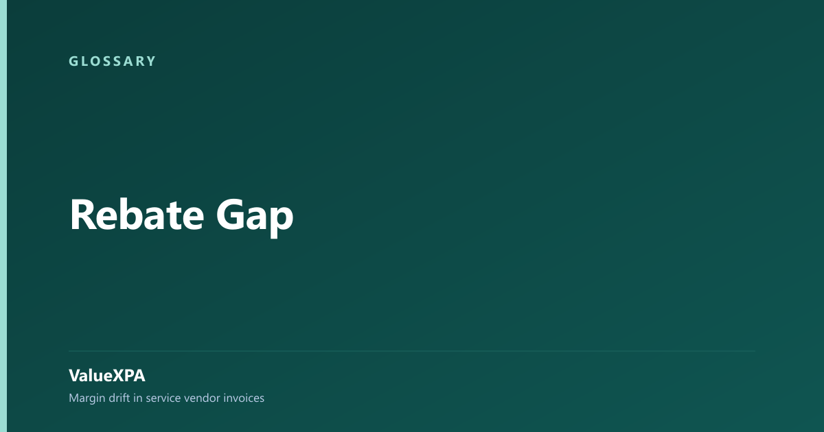 Rebate Gap
