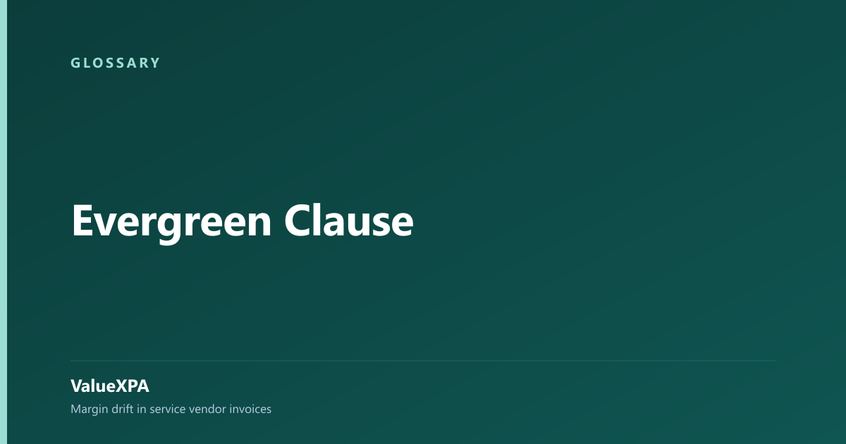 Evergreen Clause