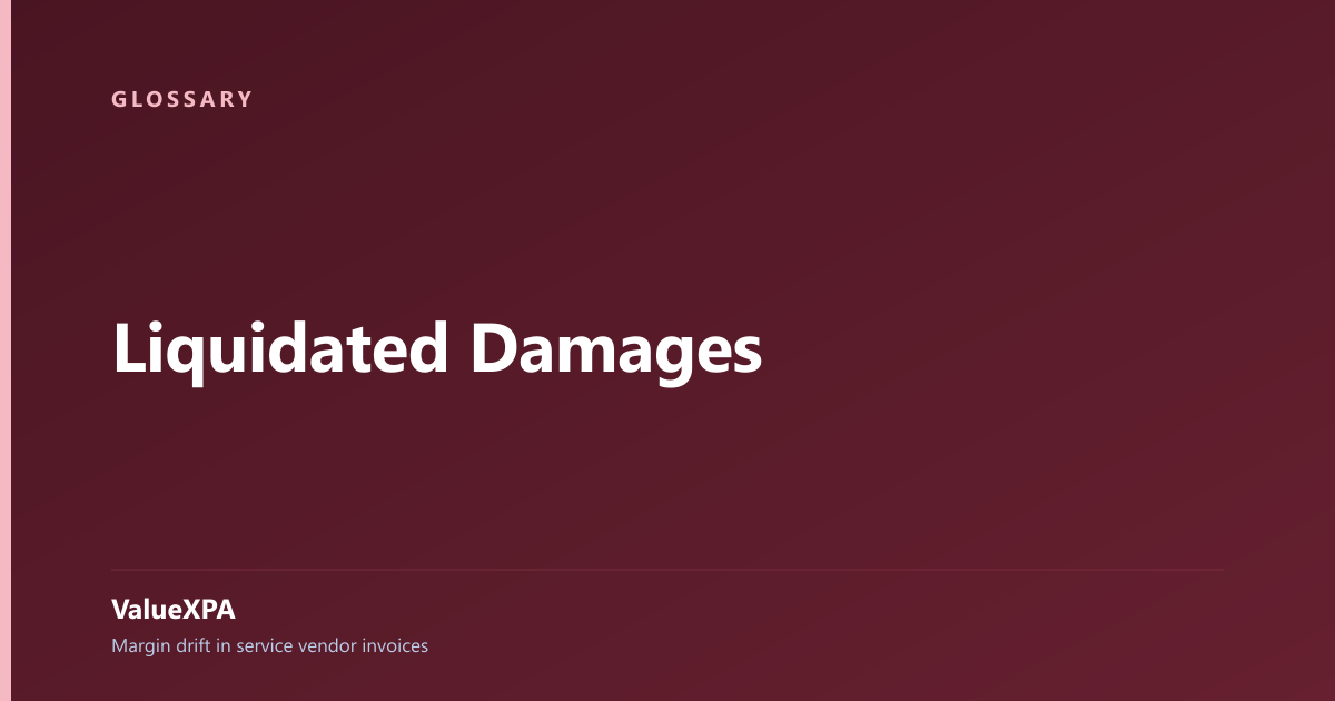 Liquidated Damages
