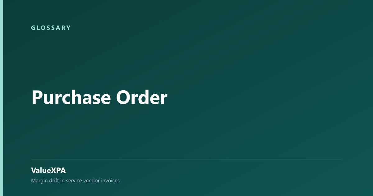 Purchase Order