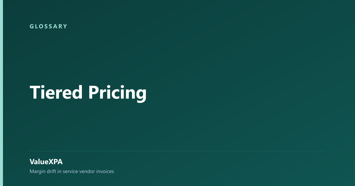 Tiered Pricing