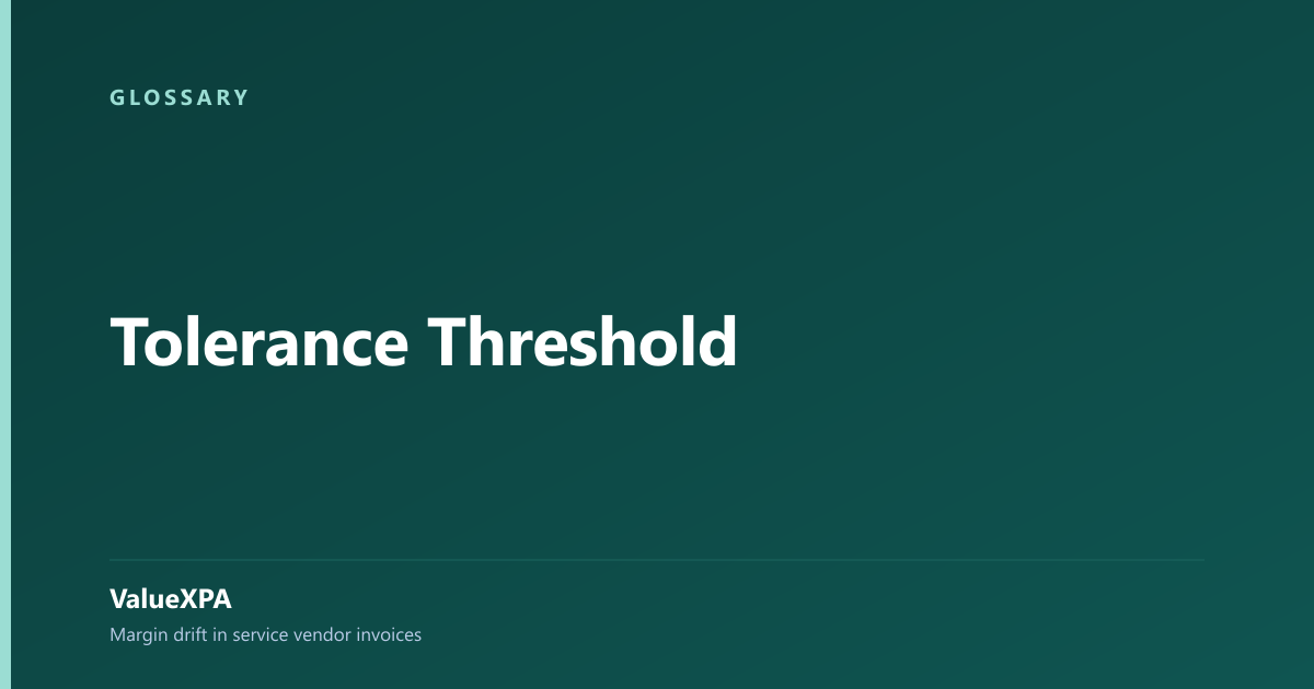 Tolerance Threshold