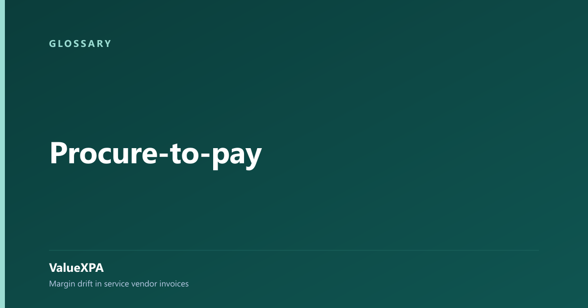Procure-to-pay
