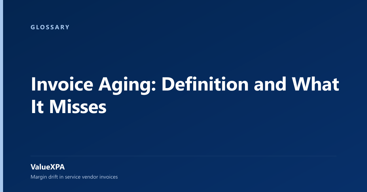 Invoice Aging: Definition and What It Misses