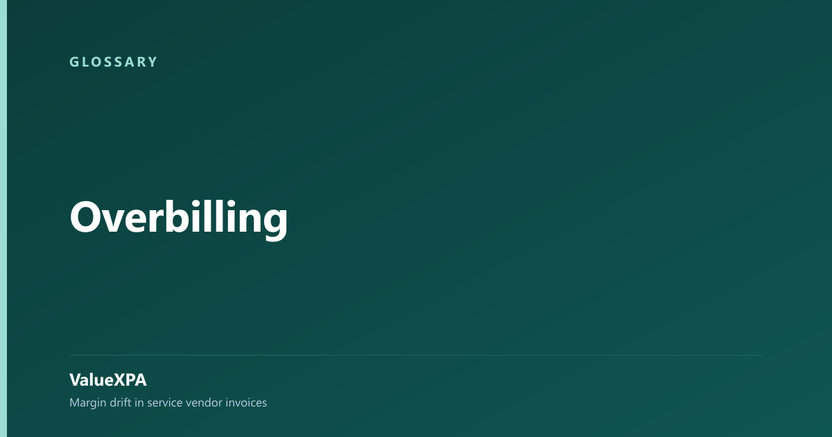 Overbilling