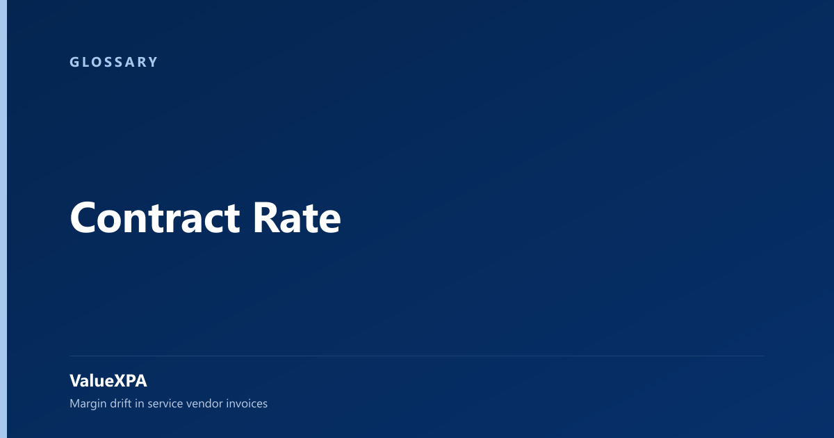 Contract Rate