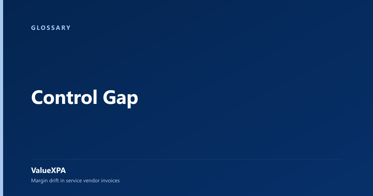 Control Gap
