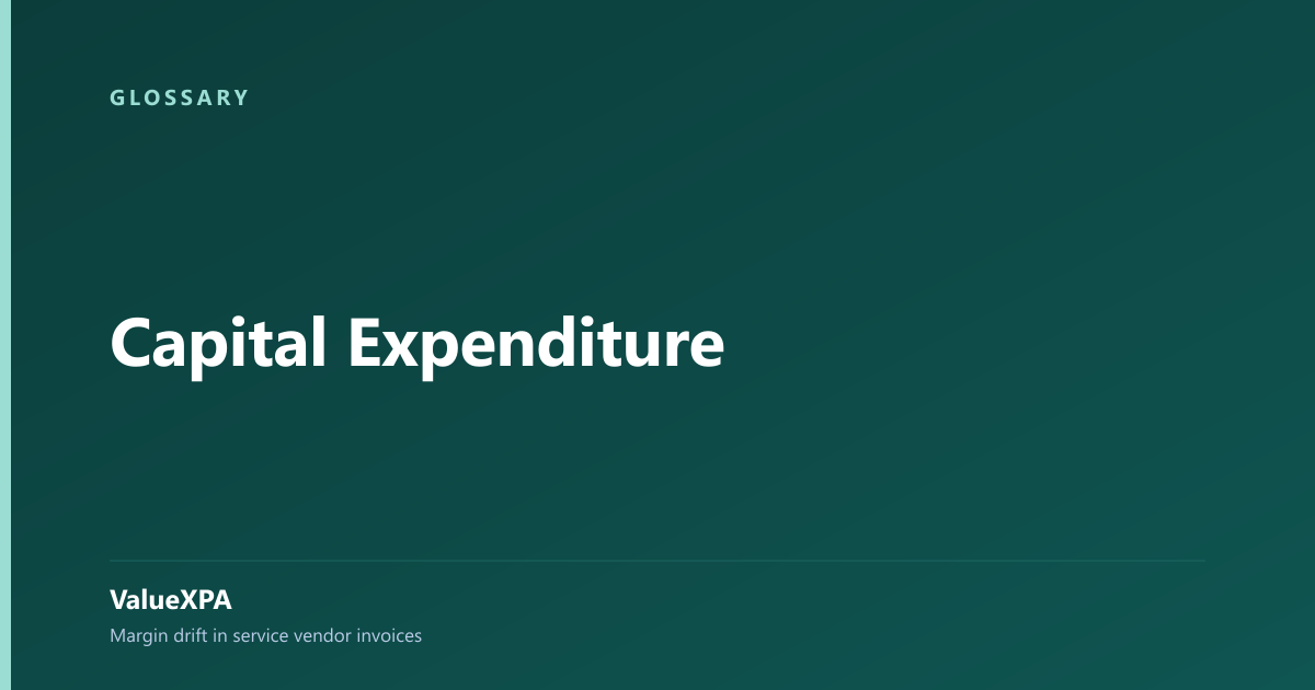 Capital Expenditure