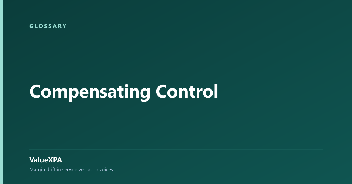 Compensating Control