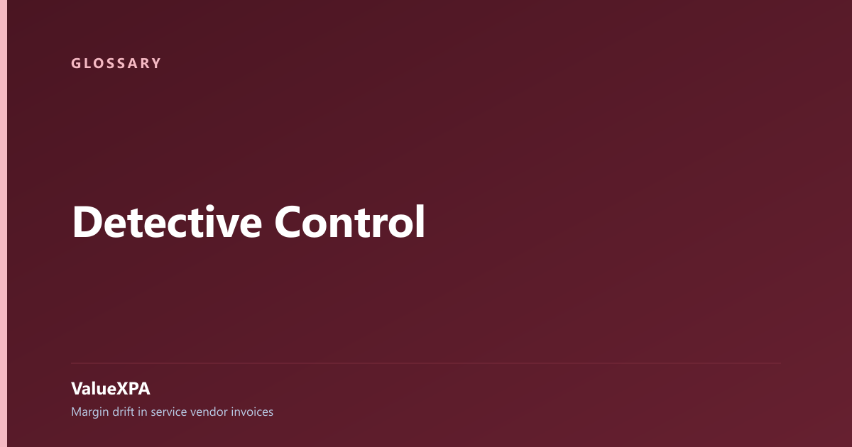 Detective Control