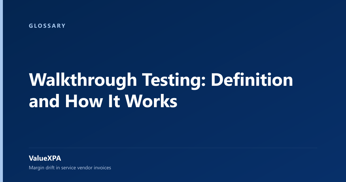 Walkthrough Testing: Definition and How It Works