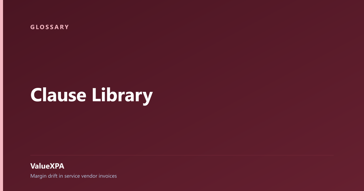 Clause Library