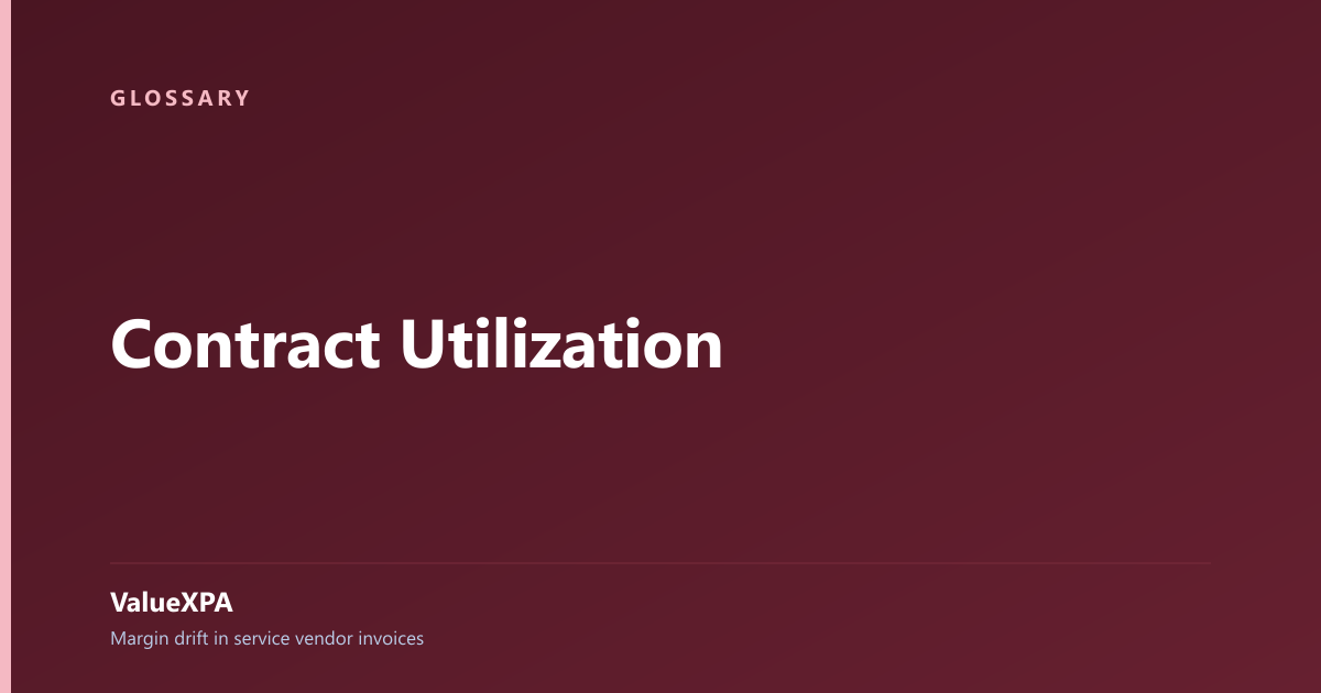 Contract Utilization
