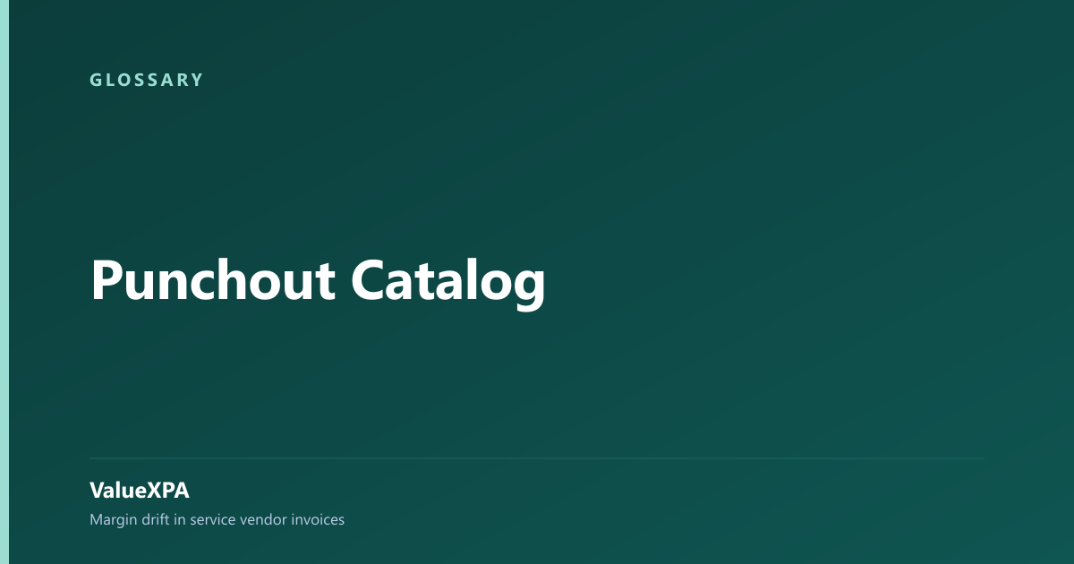 Punchout Catalog