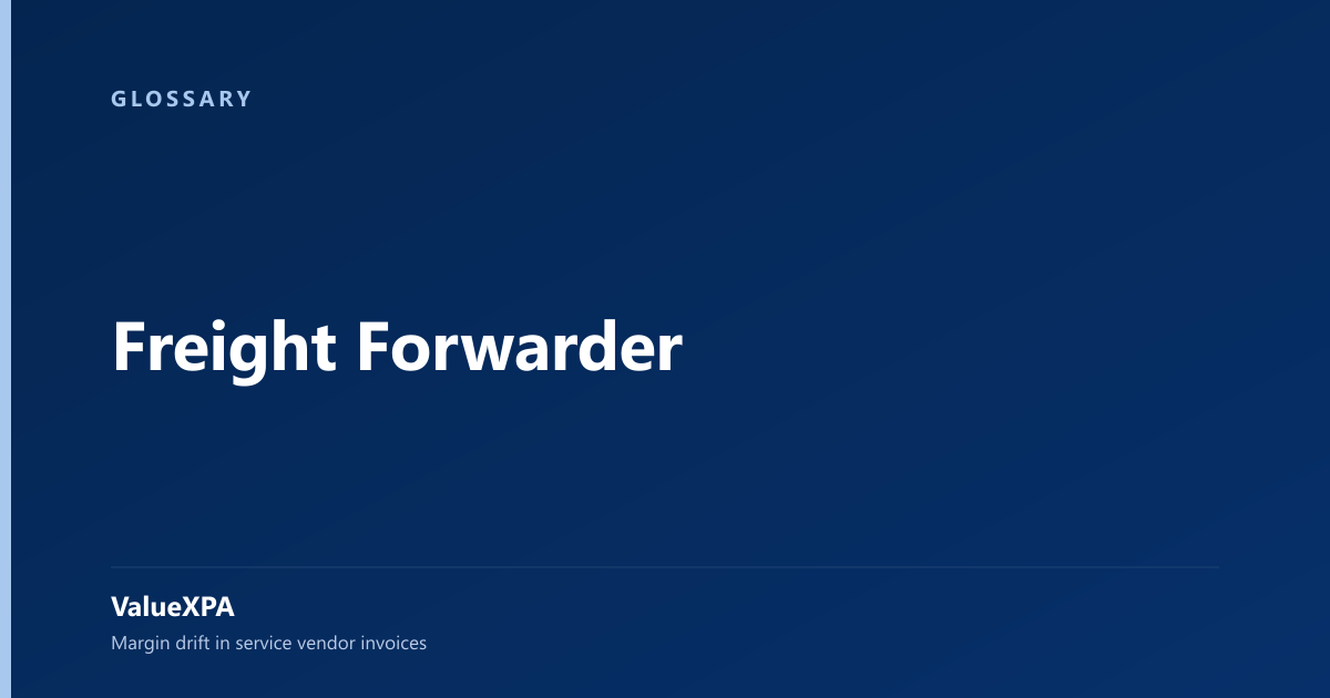 Freight Forwarder