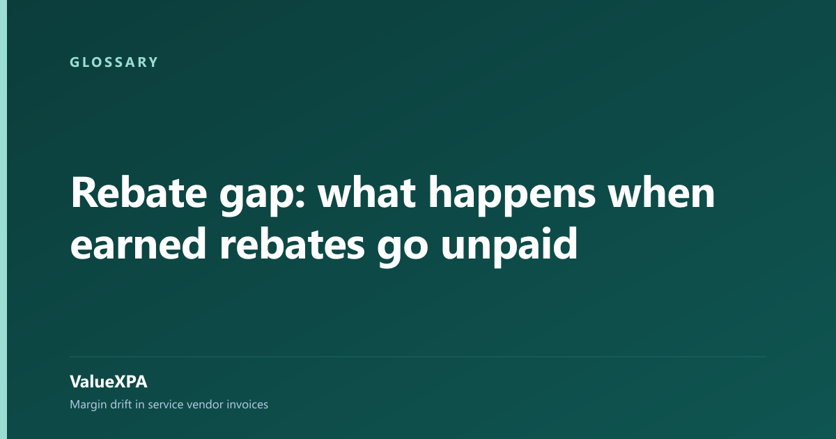 Rebate gap: what happens when earned rebates go unpaid
