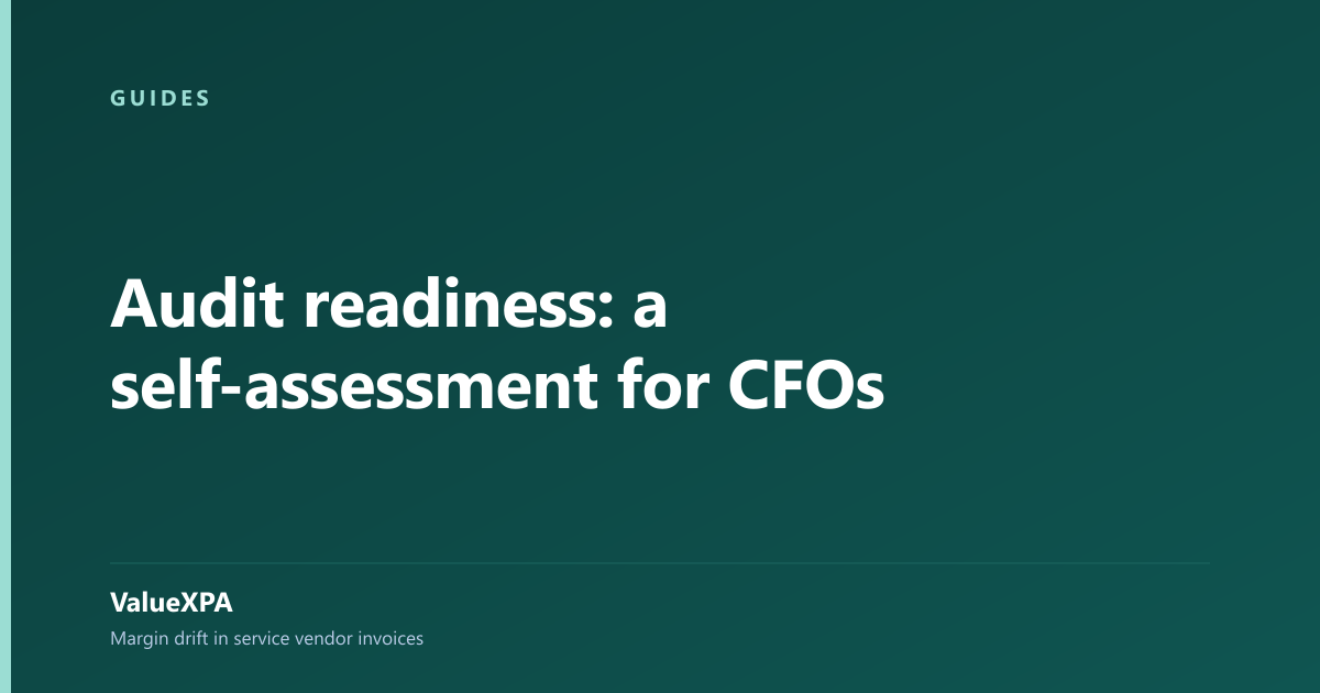 Audit readiness: a self-assessment for CFOs