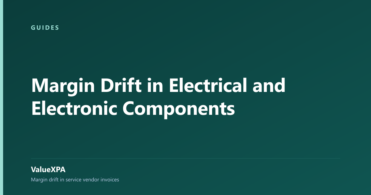 Margin Drift in Electrical and Electronic Components