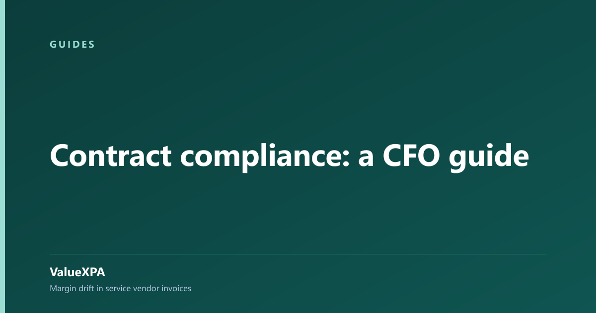 Contract compliance: a CFO guide