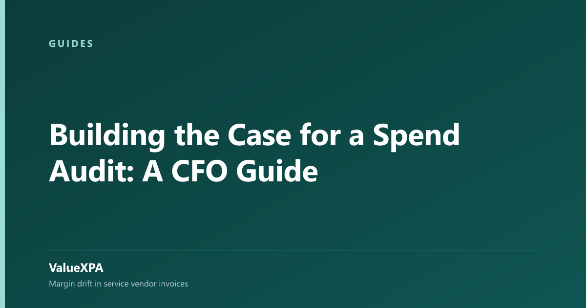 Building the Case for a Spend Audit: A CFO Guide