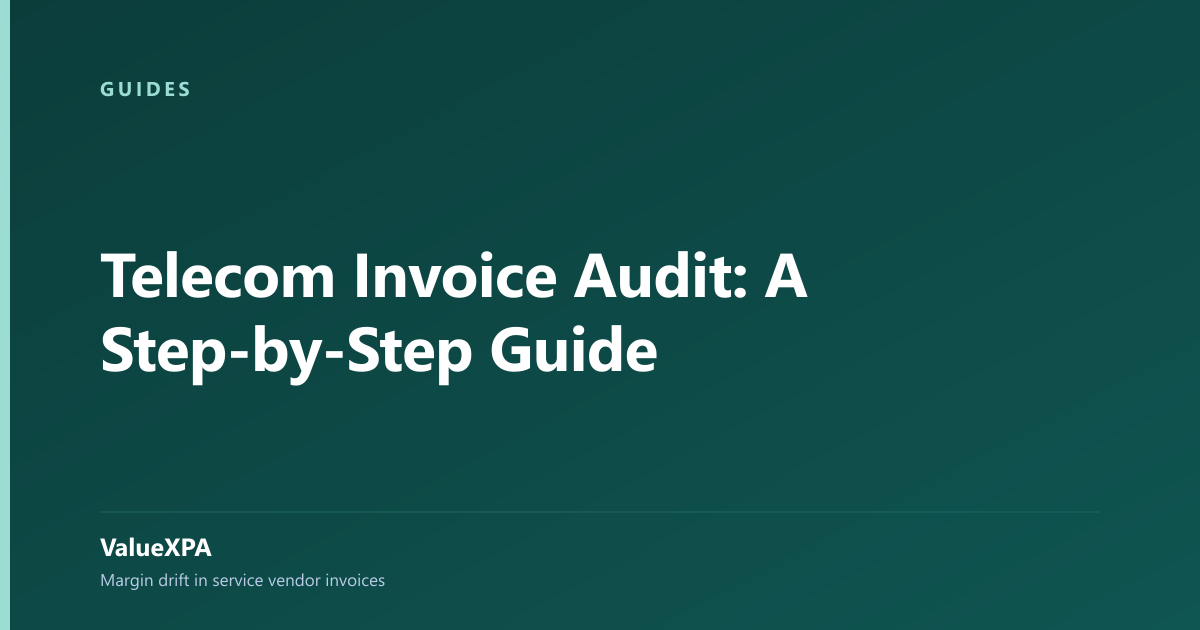 Telecom Invoice Audit: A Step-by-Step Guide