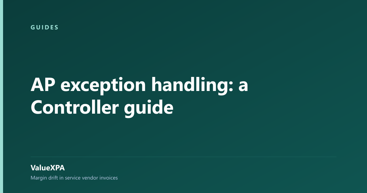 AP exception handling: a Controller guide