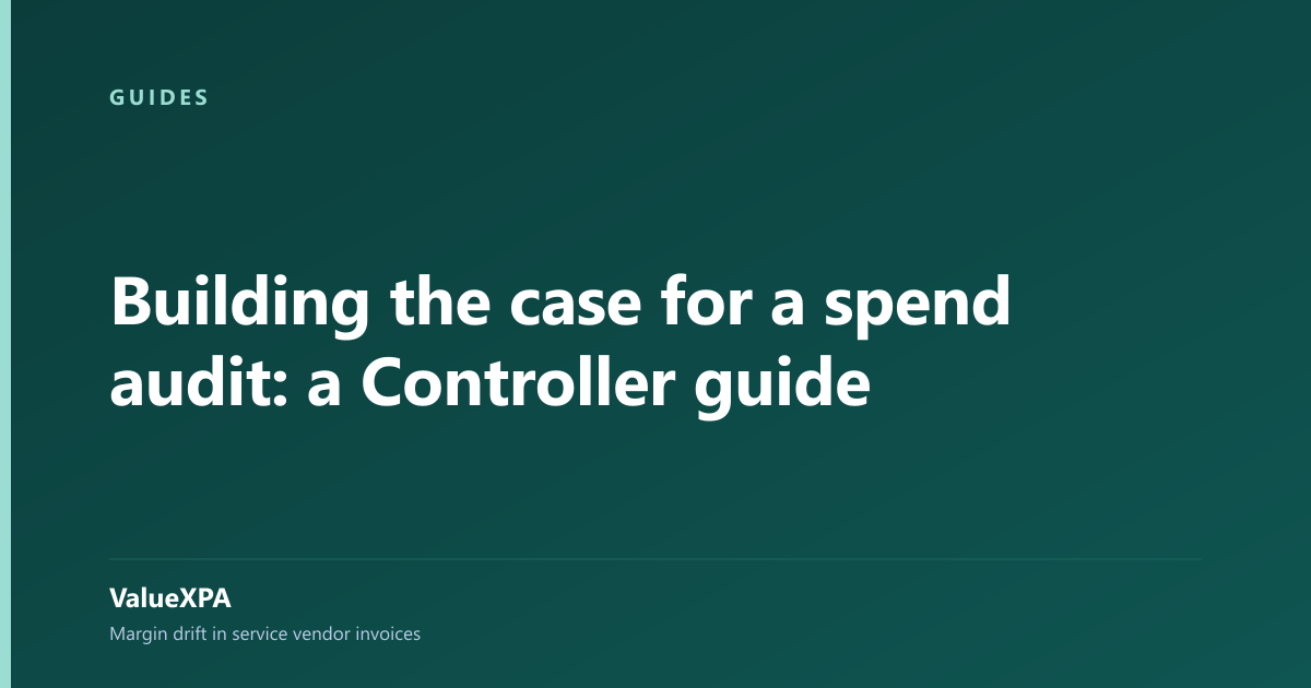 Building the case for a spend audit: a Controller guide