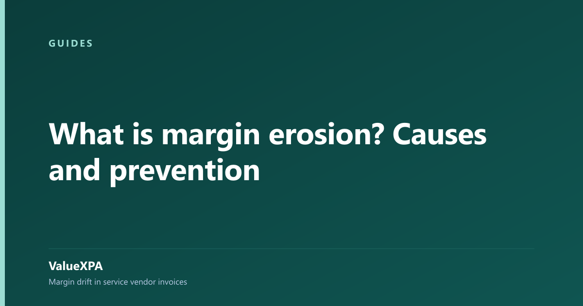 What is margin erosion? Causes and prevention