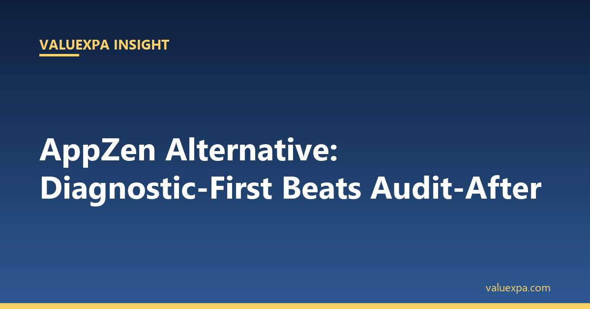 AppZen Alternative: Why Diagnostic-First Beats Audit-After for Services Spend