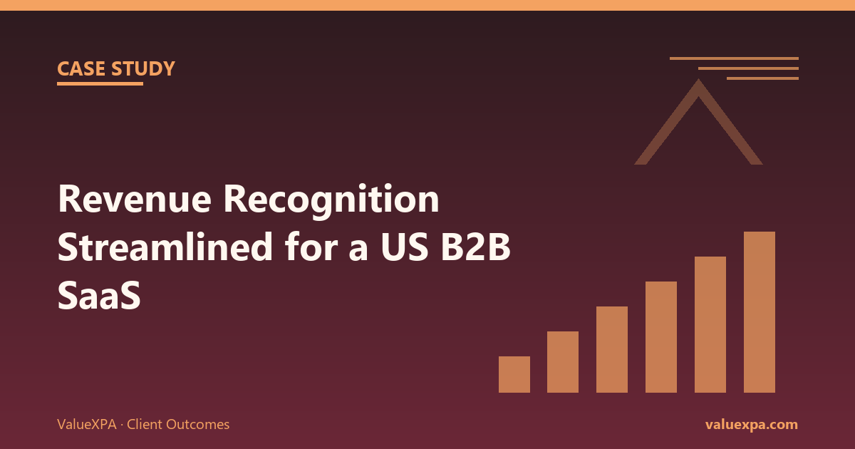 How ValueXPA Enabled US-based B2B SaaS Business in Streamlining Finance Processes, Revenue Recognition and Reporting